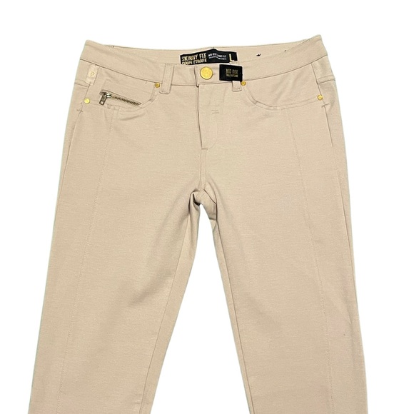 Skinny Fit Woman’s Beige Large Pantsuit - Picture 3 of 3